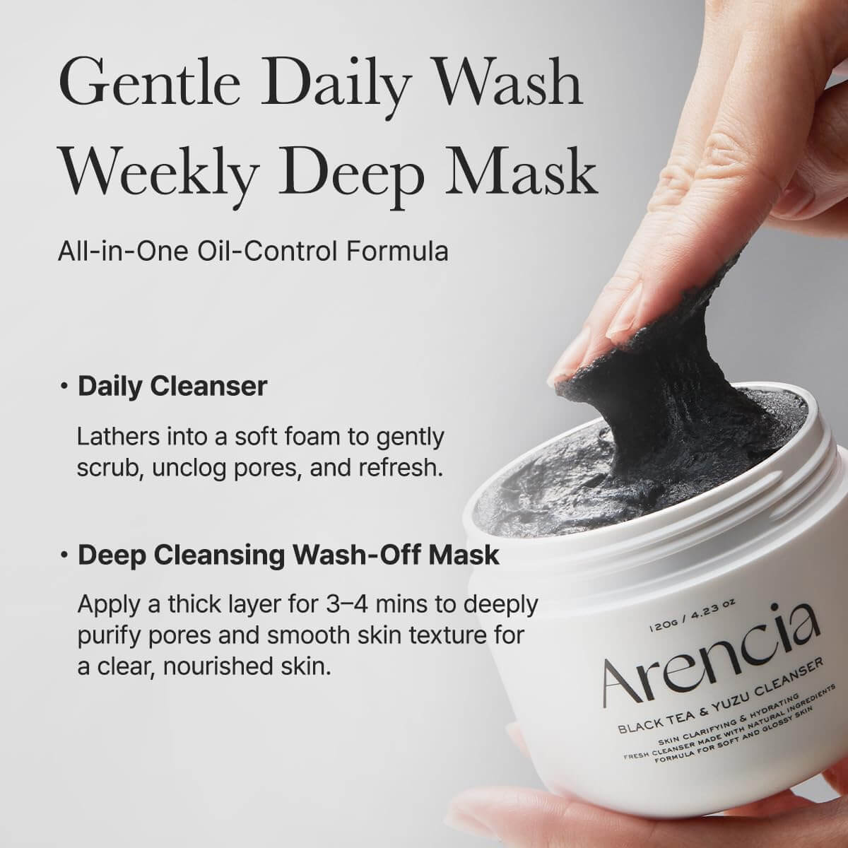 Black Tea Rice Mochi Cleanser - image 8