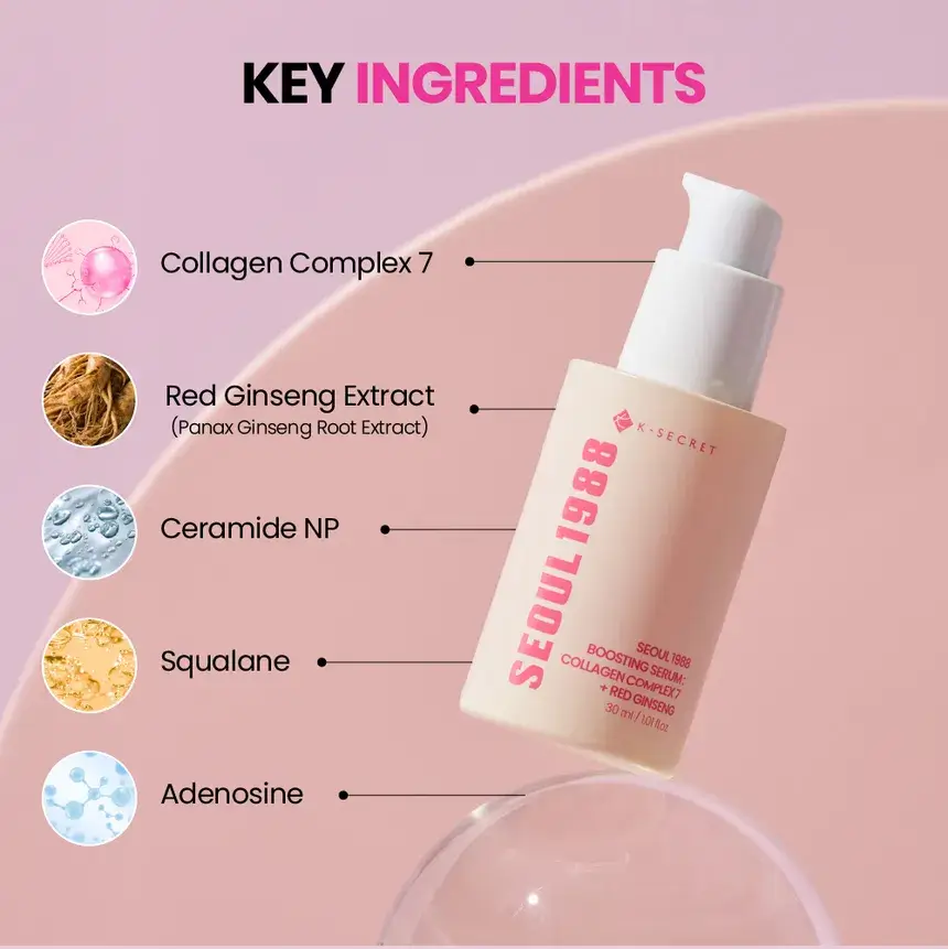 Seoul 1988 Boosting Serum: Collagen Complex 7 + Red Ginseng - image 5