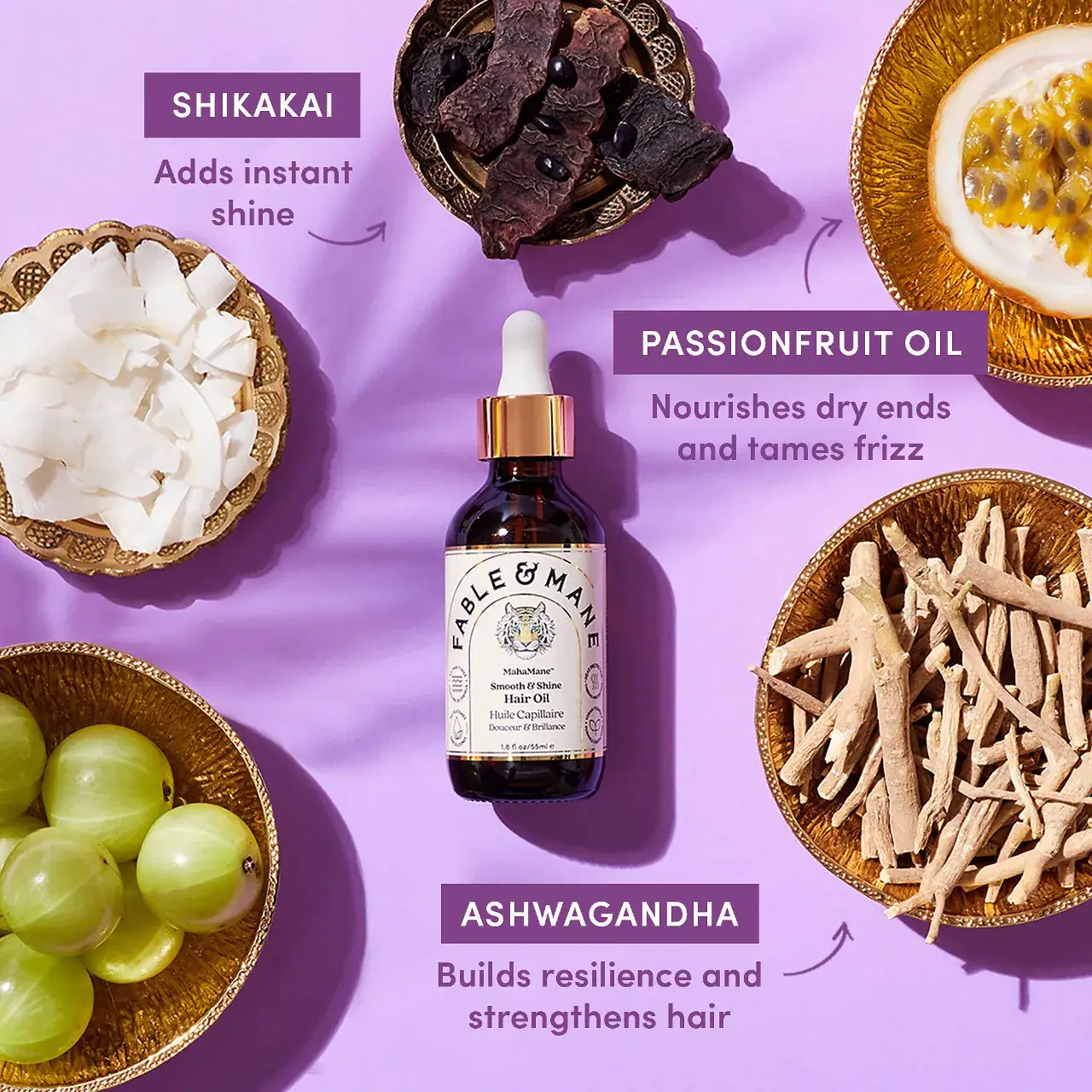 MahaMane Smooth & Shine Hair Oil - image 4