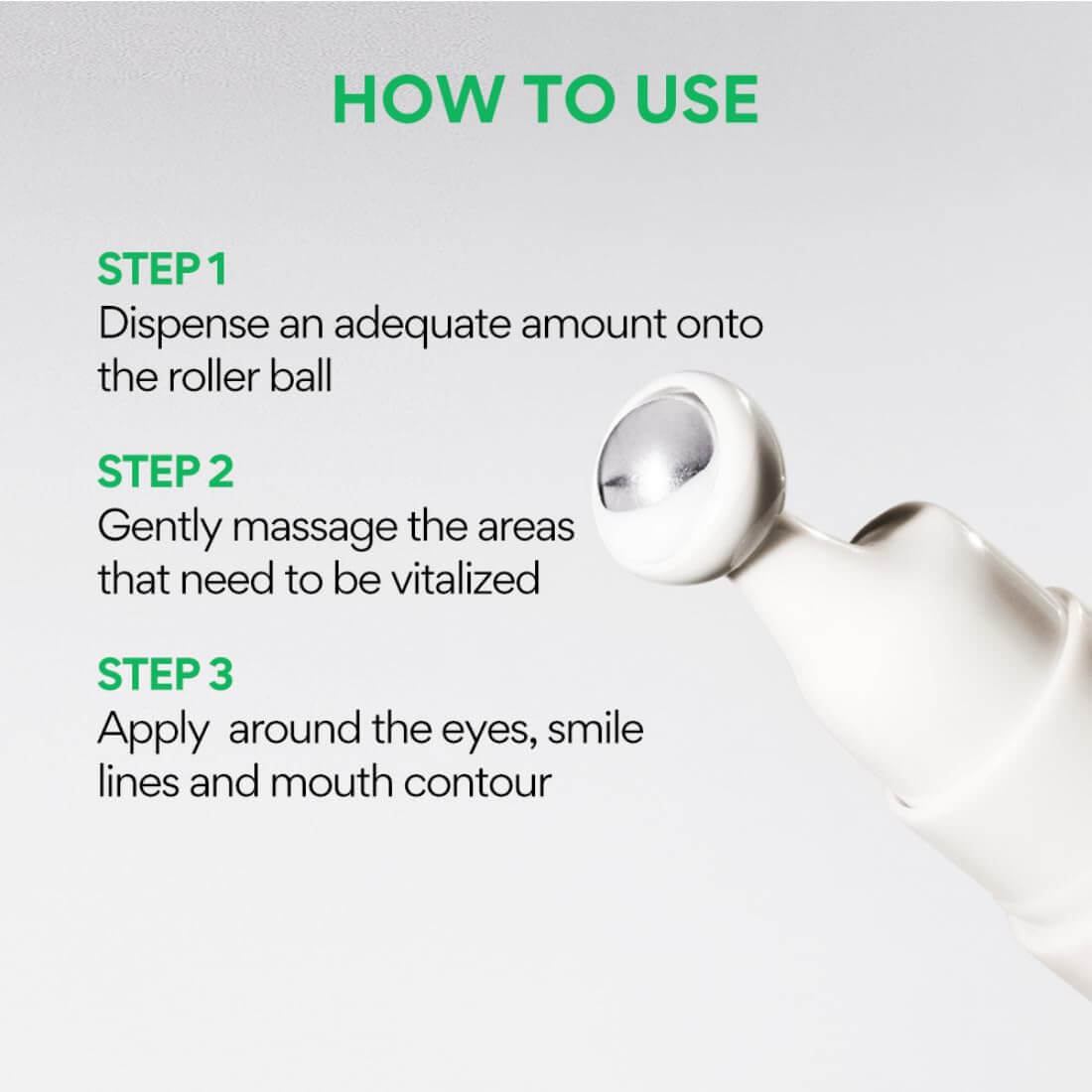 Green Tea Hyaluronic Glow Eye And Face Ball - image 7