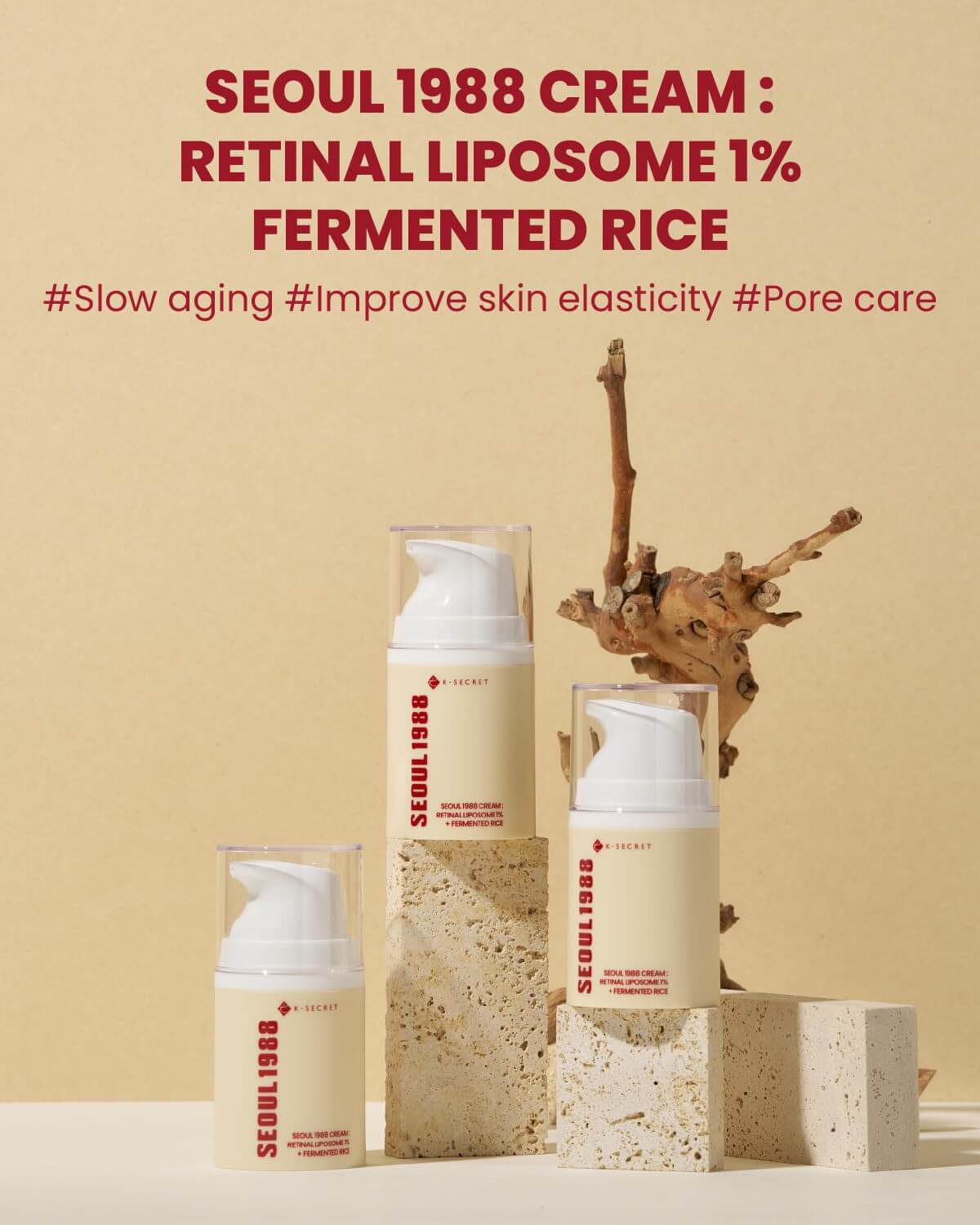 SEOUL 1988 Cream : Retinal Liposome 1% + Fermented Rice - image 3
