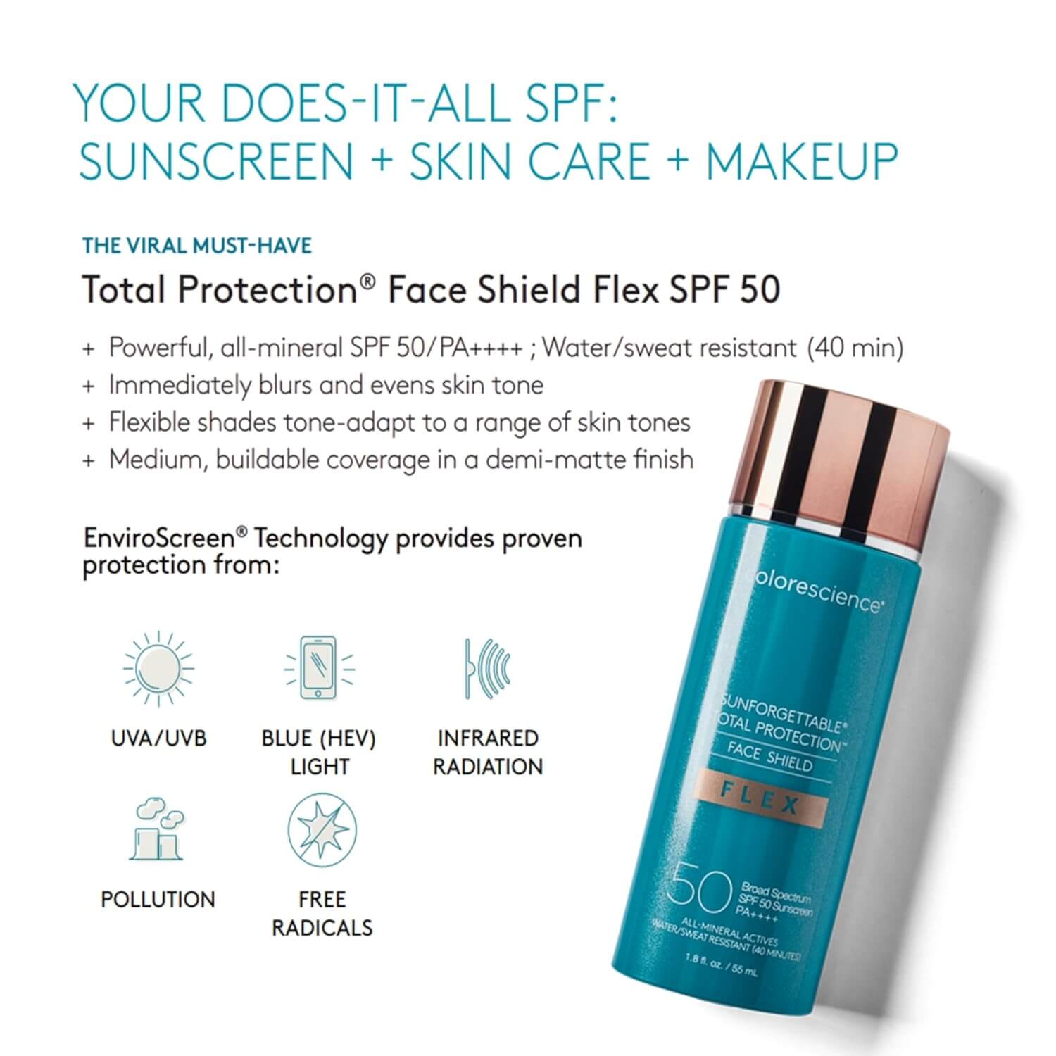 Sunforgettable® Total Protection™ Face Shield Flex SPF 50  - image 4