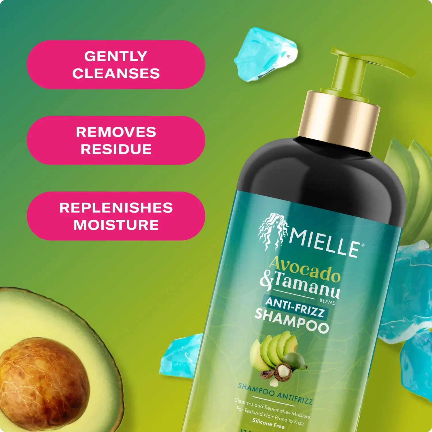 Avocado & Tamanu Anti-Frizz Shampoo - image 3