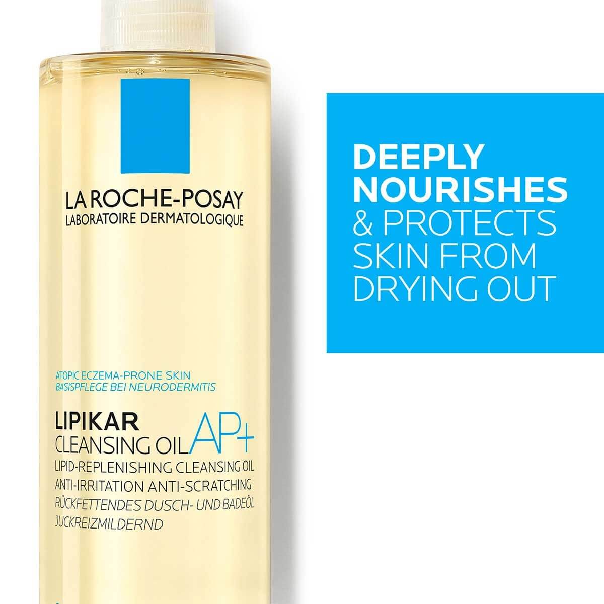 Lipikar Cleansing Oil For Dry, Itchy Skin - image 2