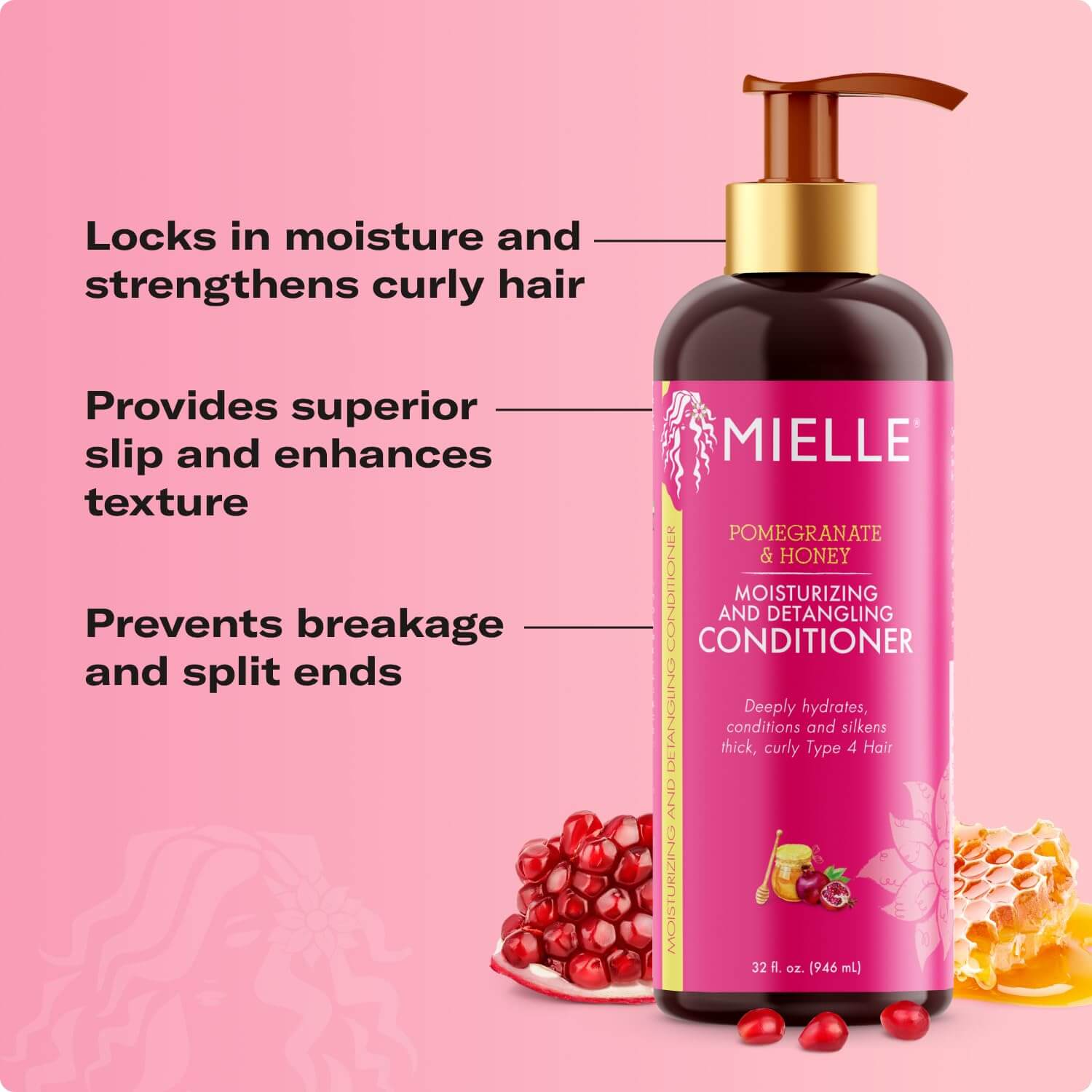 Pomegranate & Honey Moisturizing and Detangling Conditioner - image 3