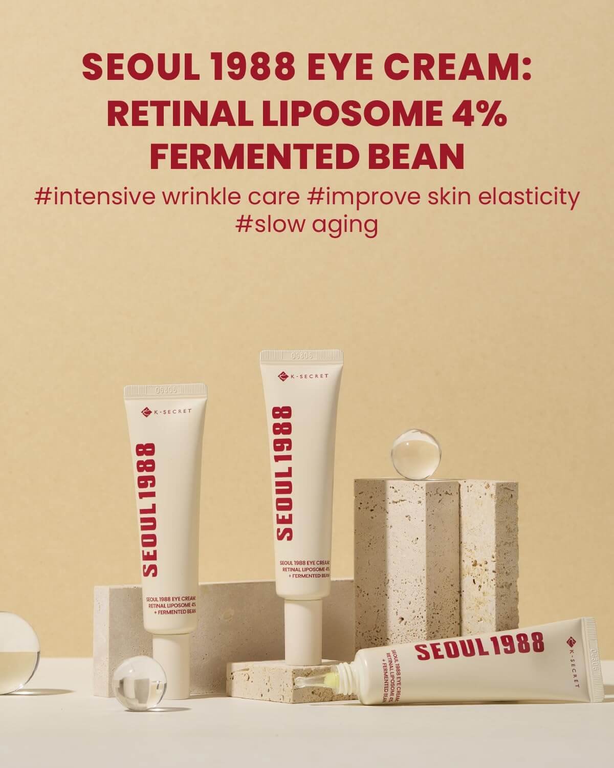 SEOUL 1988 Eye Cream : Retinal Liposome 4% + Fermented Bean - image 7