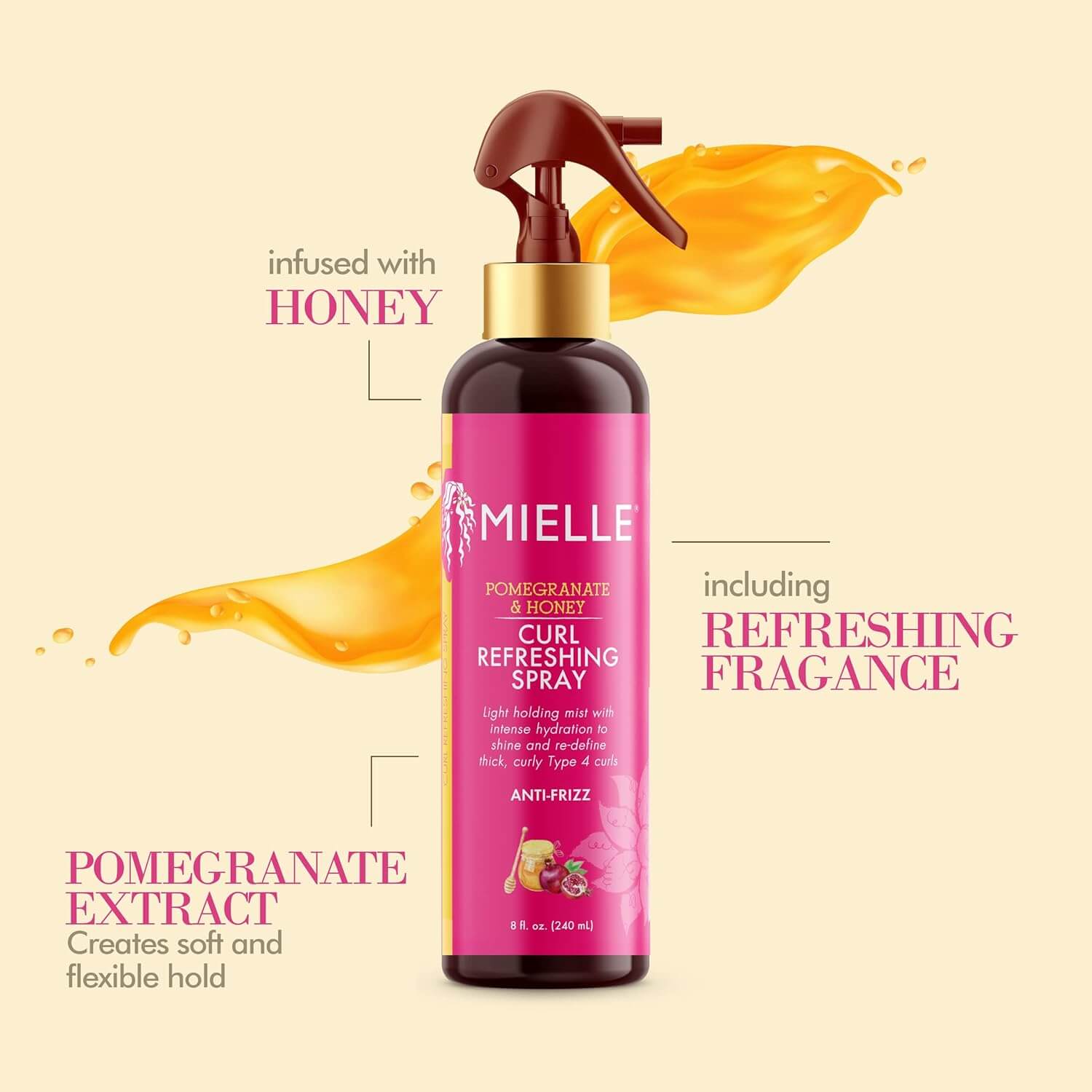 Pomegranate & Honey Curl Refreshing Spray  - image 2