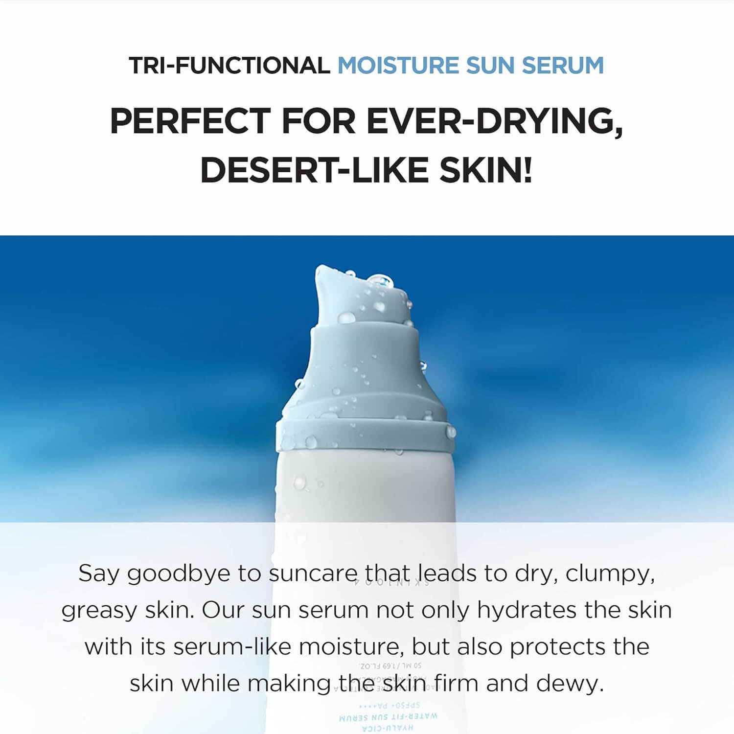 Madagascar Centella Hyalu-Cica Water-Fit Sun Serum SPF50+ PA++++ - image 4