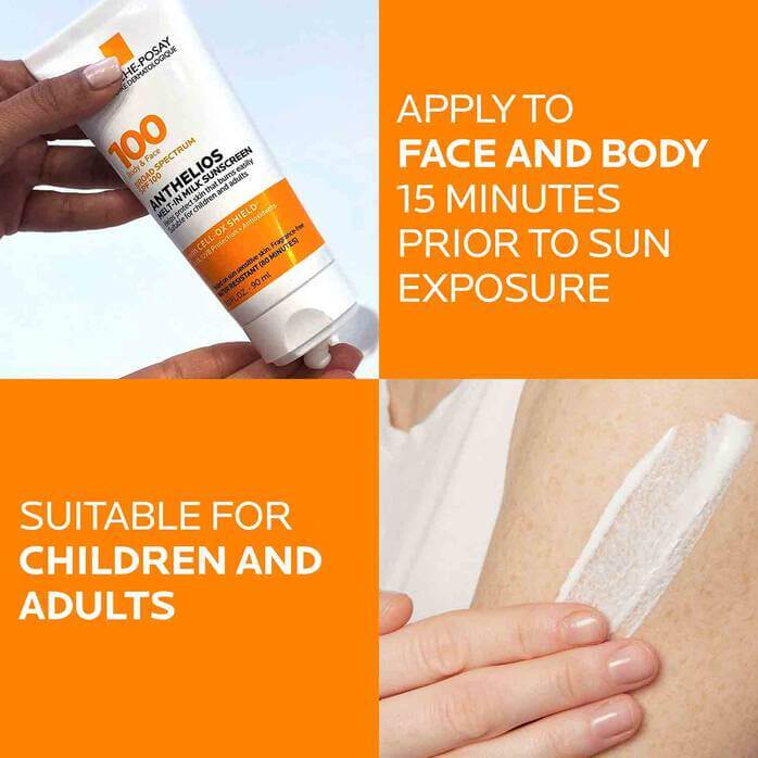 Anthelios Melt-in Milk Sunscreen For Face & Body SPF100 - image 8