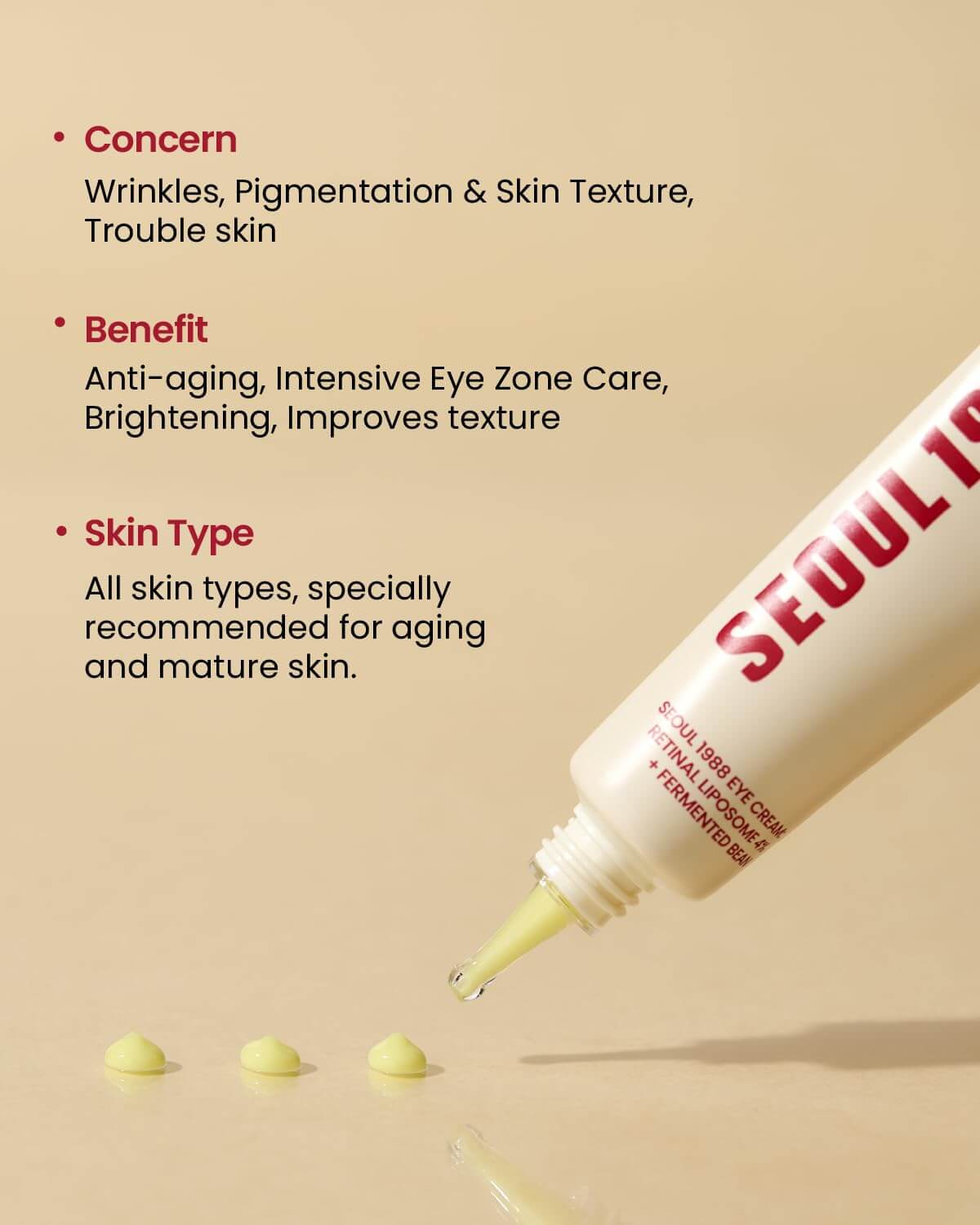 SEOUL 1988 Eye Cream : Retinal Liposome 4% + Fermented Bean - image 4