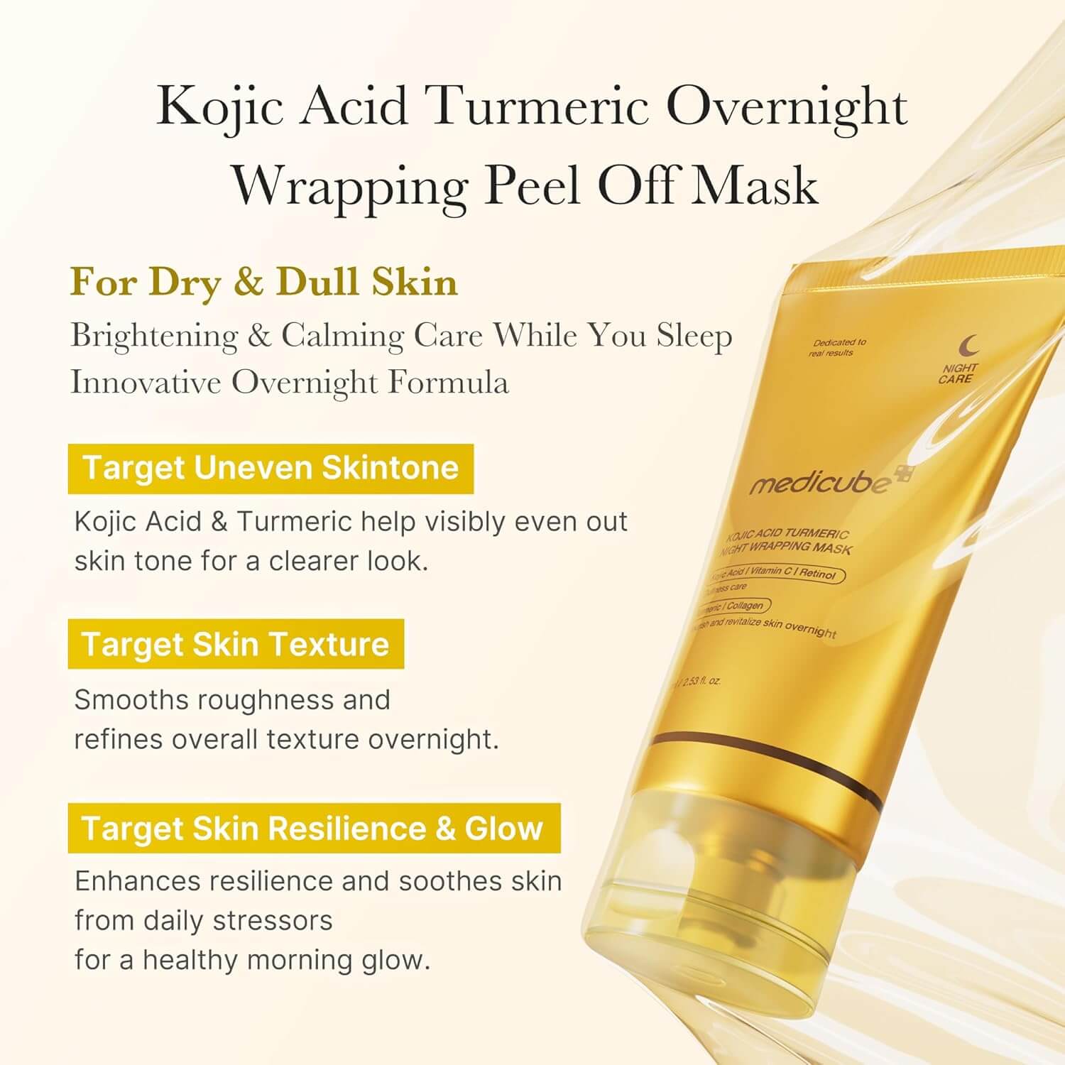 Kojic Acid Turmeric Overnight Wrapping Mask - image 4