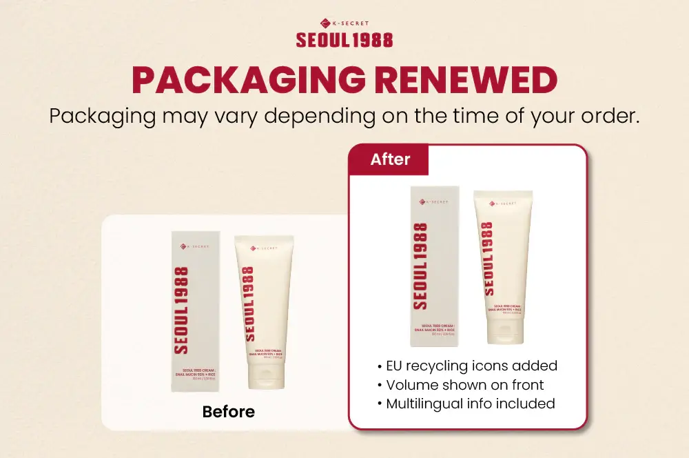 SEOUL 1988 Cream : Snail Mucin 93% + Rice - image 2