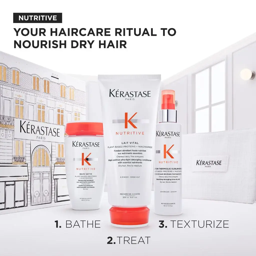 Nutritive Fine To Medium Dry Hair Care Set - image 3