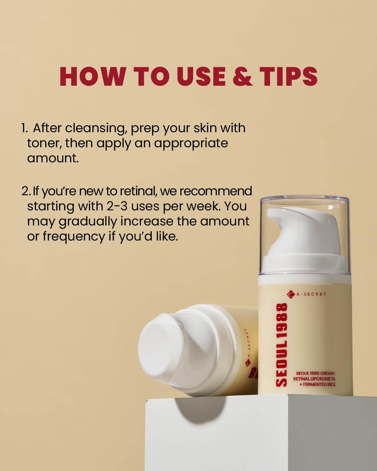 SEOUL 1988 Cream : Retinal Liposome 1% + Fermented Rice - image 8