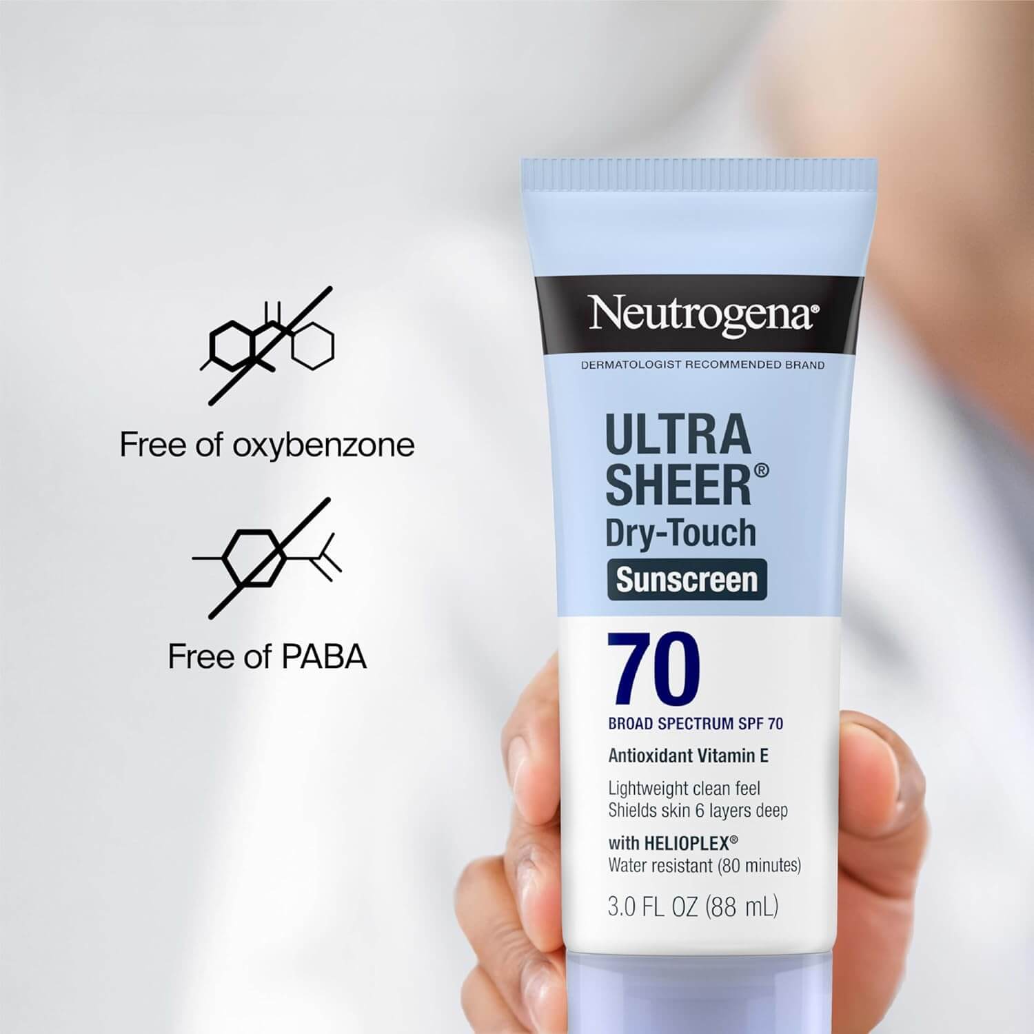  Ultra Sheer® Dry-Touch Sunscreen Lotion Broad Spectrum SPF 70 - image 7