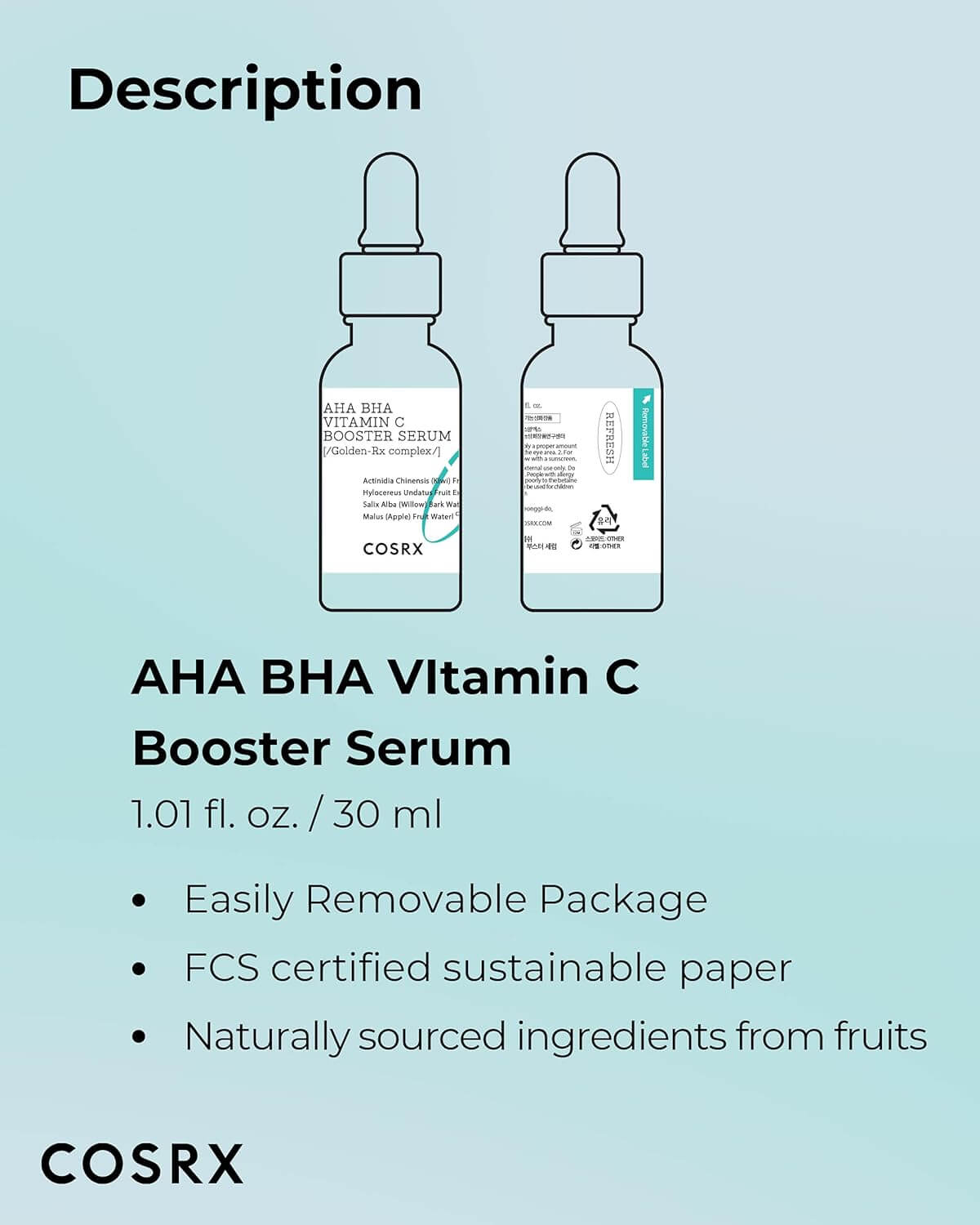 Refresh AHA/BHA Vitamin C Booster Serum - image 2