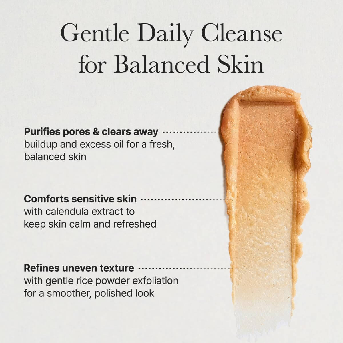 Calendula Rice Mochi Cleanser - image 4