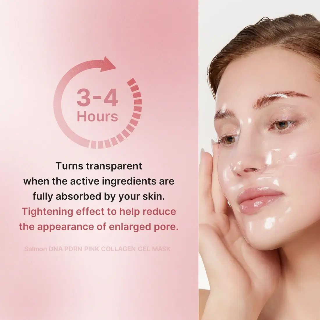 PDRN Pink Collagen Gel Mask 4ea - image 3