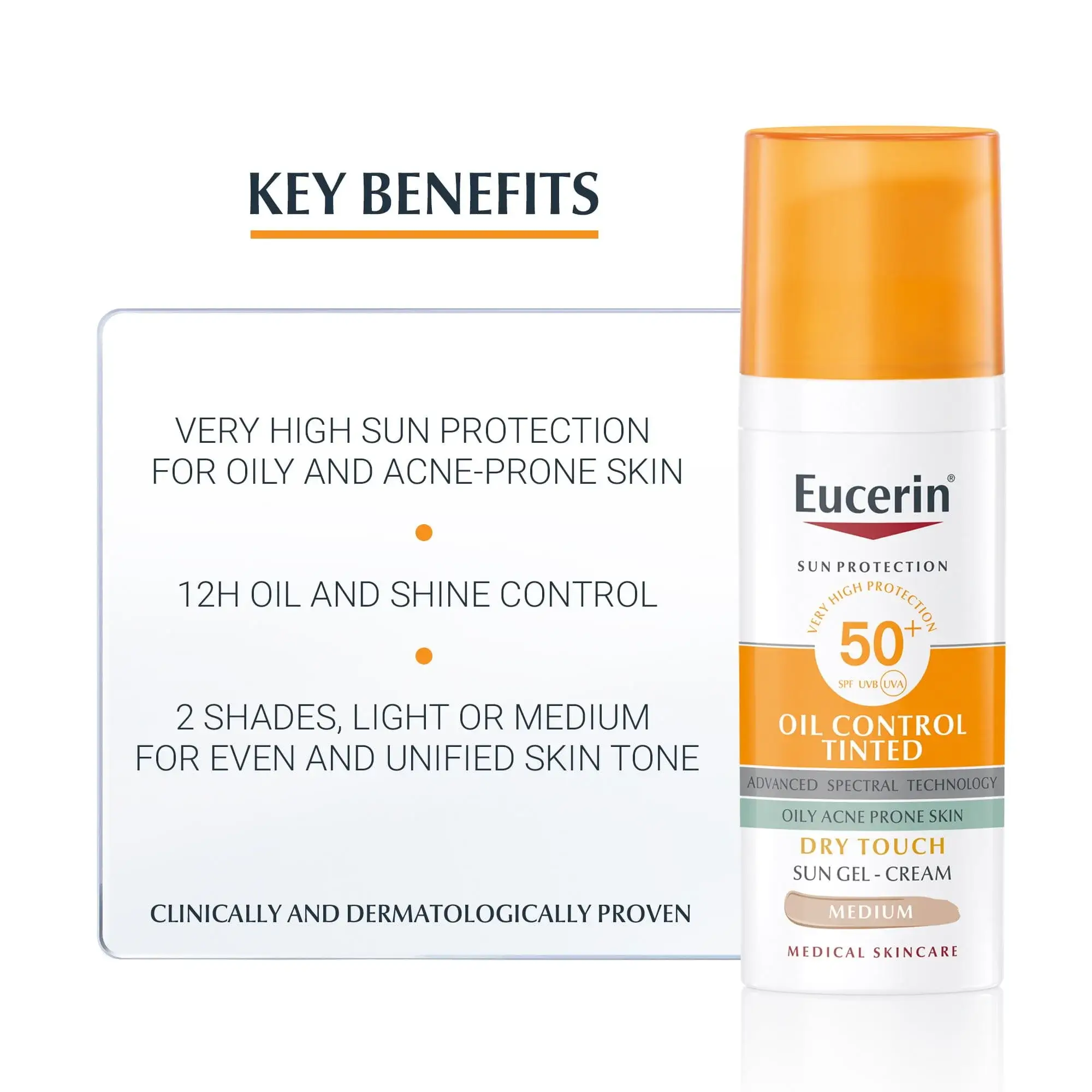  Oil Control Sun Gel-Cream Tinted SPF 50+ - image 2