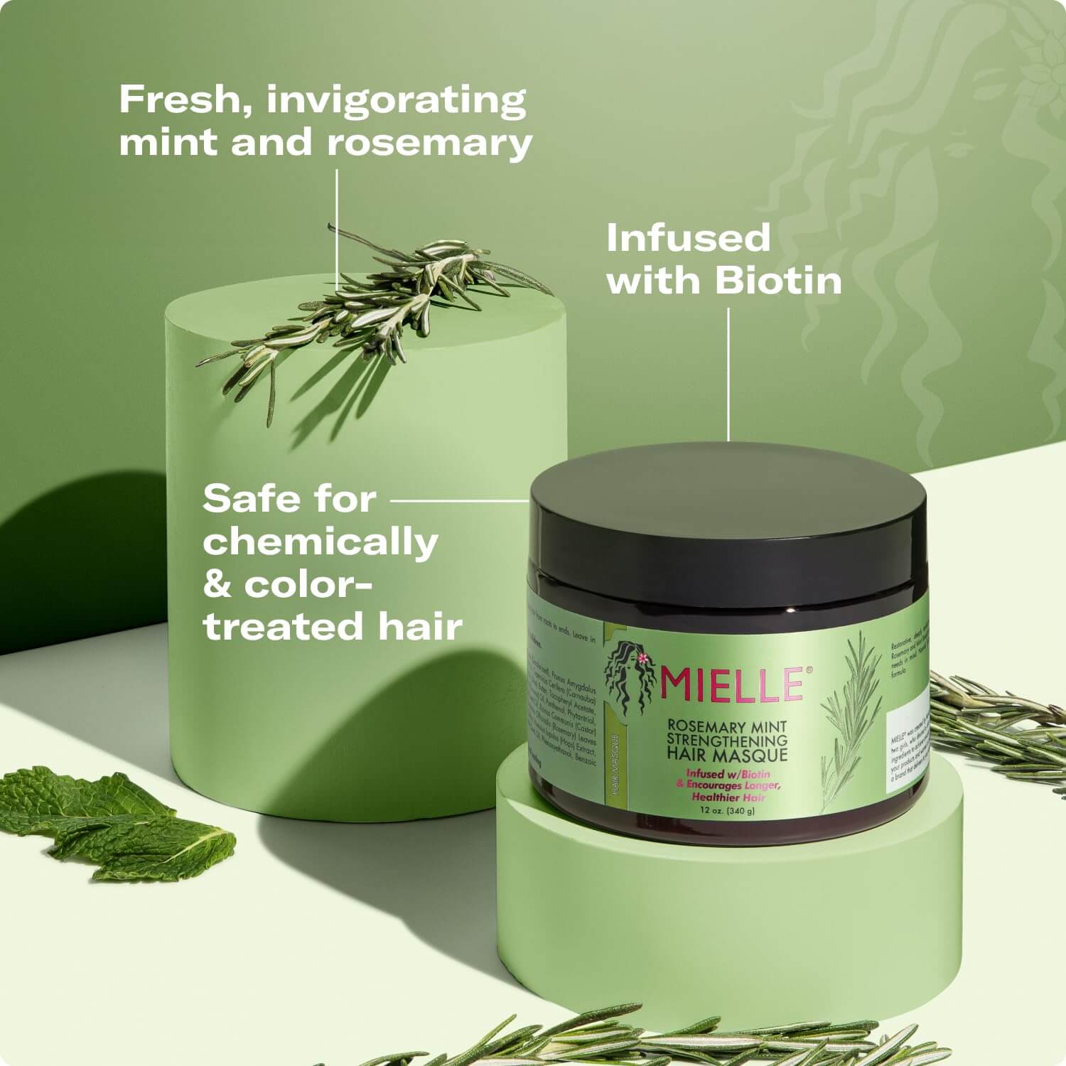 Rosemary Mint Strengthening Hair Masque - image 5
