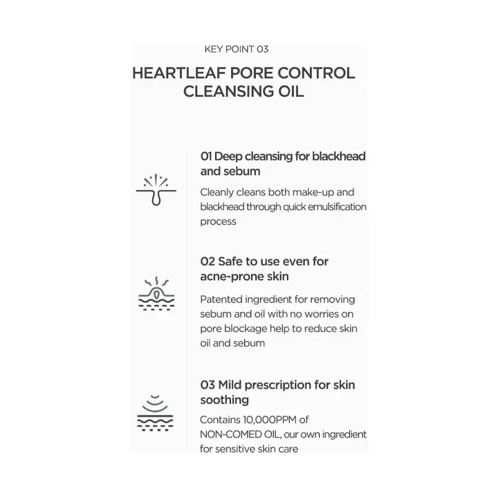Heartleaf Pore Control Cleansing Oil - image 7