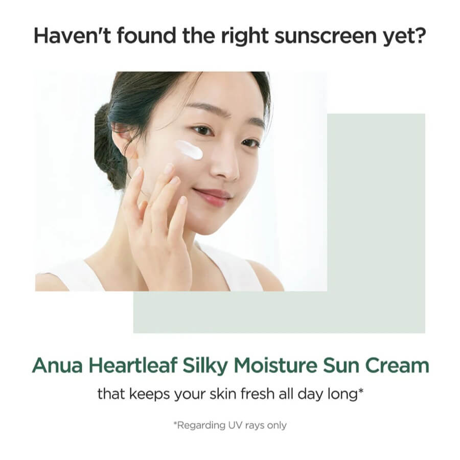 Heartleaf Silky Moisture Sun Cream - image 3