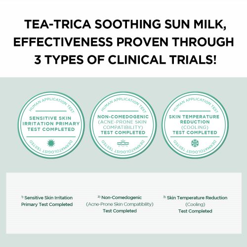 Tea-Trica Soothing Sun Milk SPF50+ PA++++ - image 6
