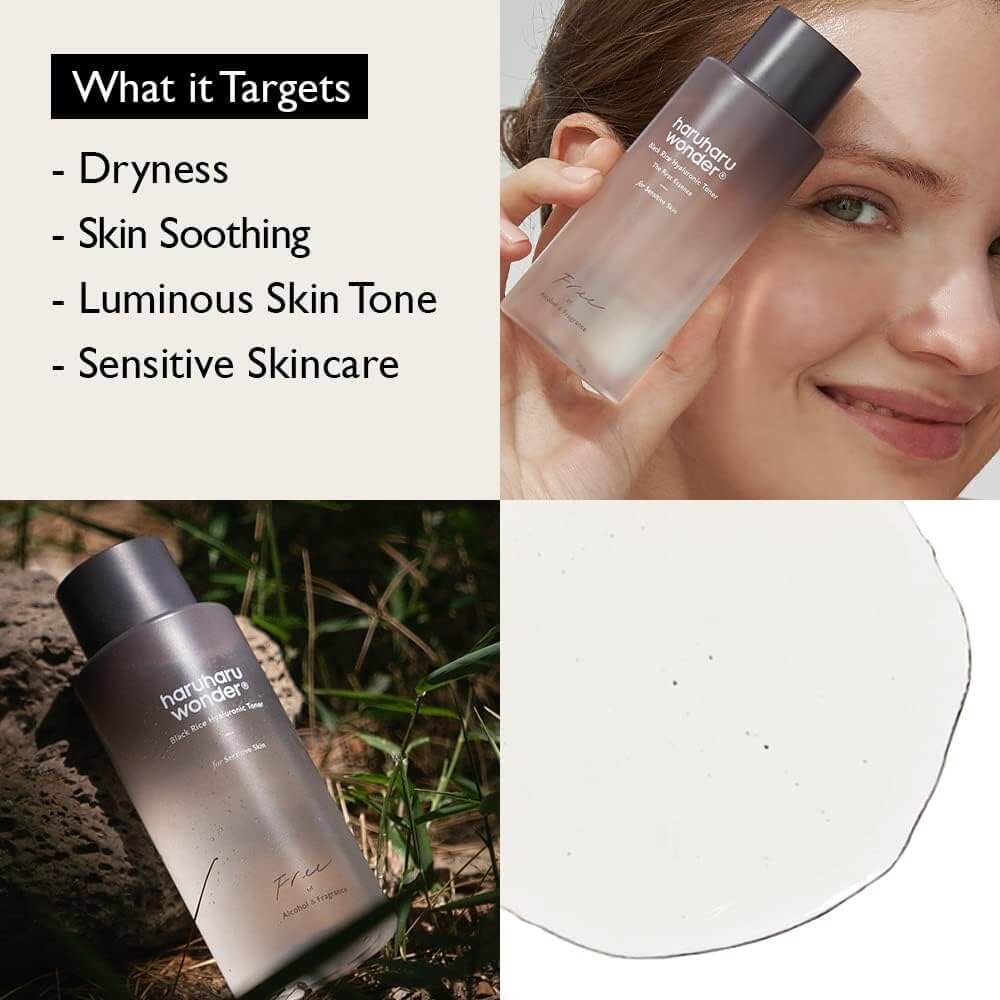 Black Rice Hyaluronic Toner (FREE OF ALCOHOL & FRAGRANCE) - image 3