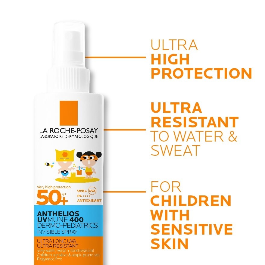 Anthelios Dermo-Pediatrics UVMune 400 Invisible Spray SPF50+ - image 4