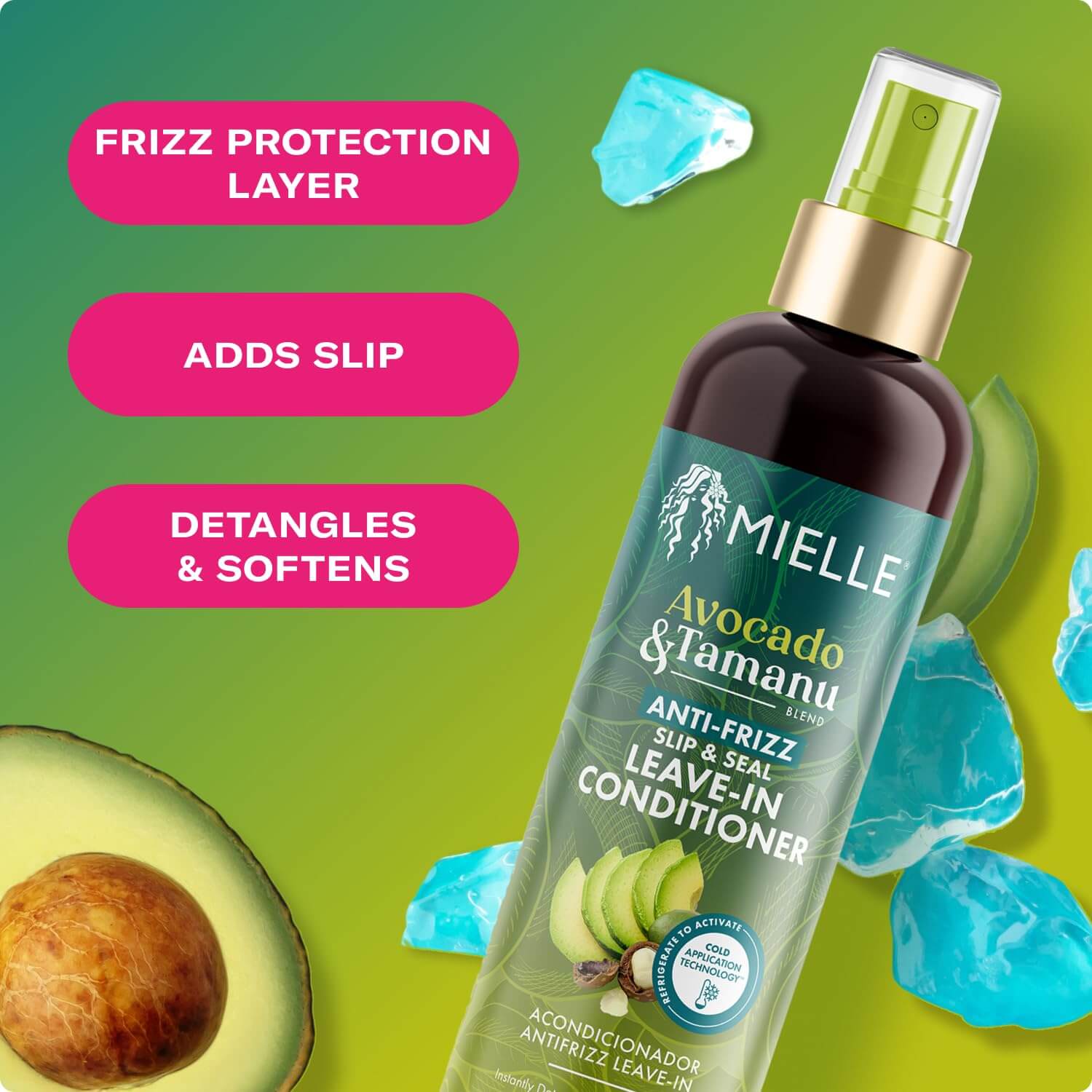 Avocado & Tamanu Anti-Frizz Slip & Seal Leave-In Conditioner - image 3
