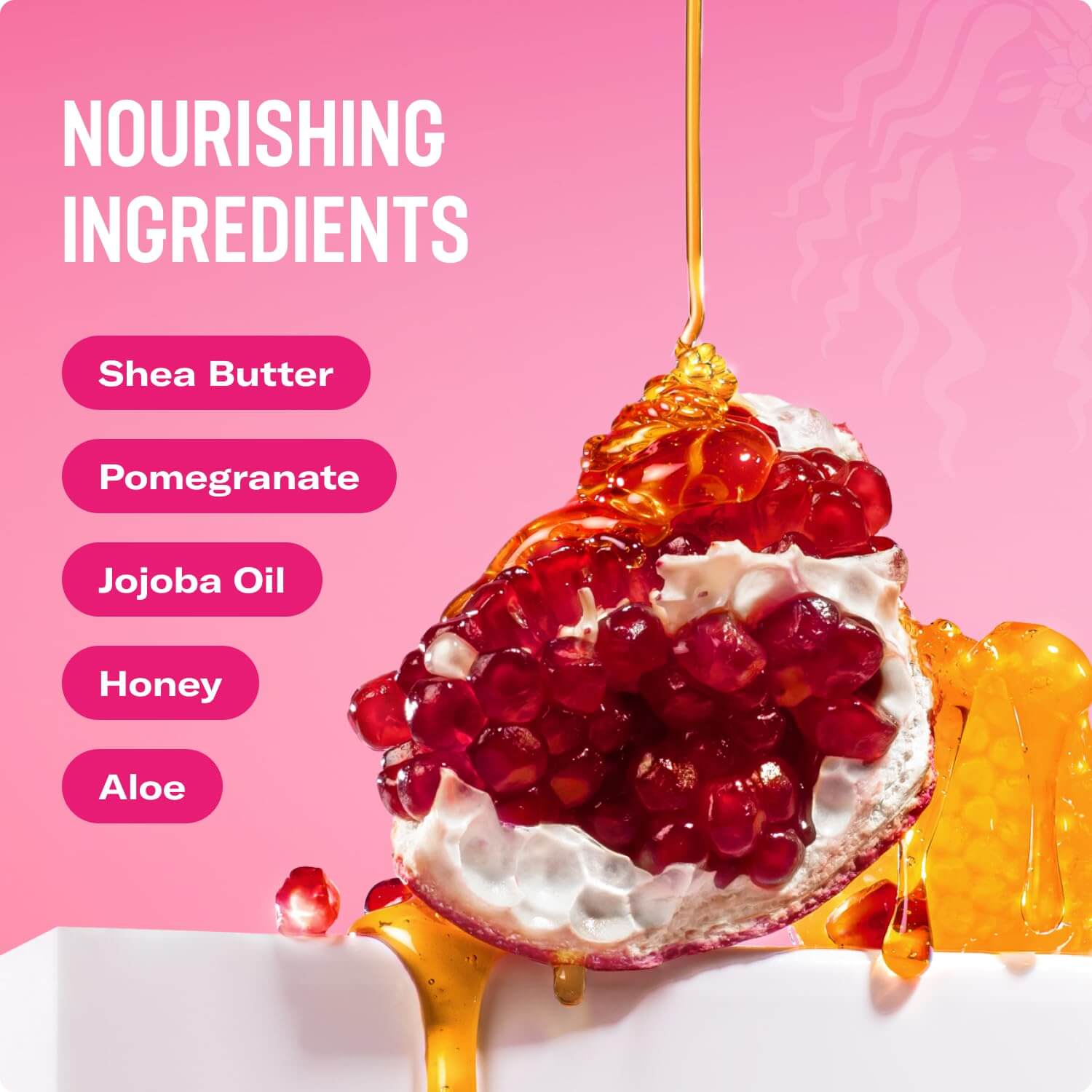 Pomegranate & Honey Curl Defining Mousse with Hold - image 5