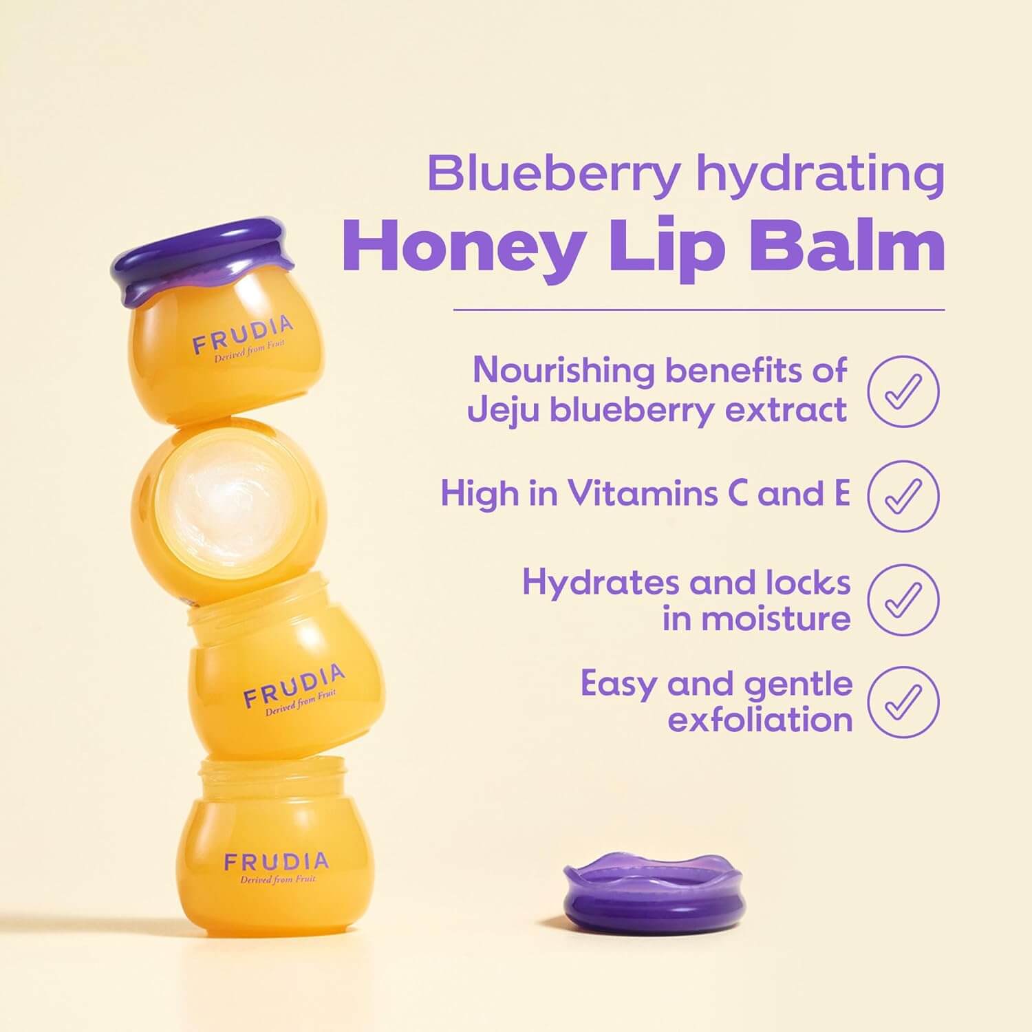 Blueberry Hydrating Honey Lip Balm - image 3