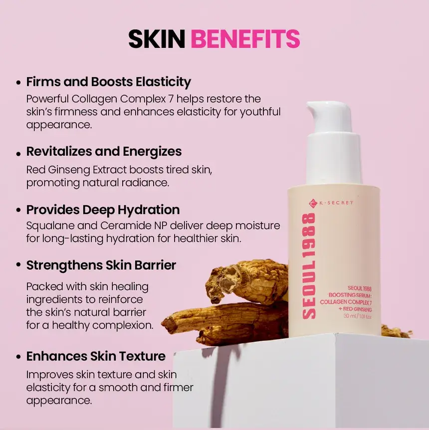 Seoul 1988 Boosting Serum: Collagen Complex 7 + Red Ginseng - image 6