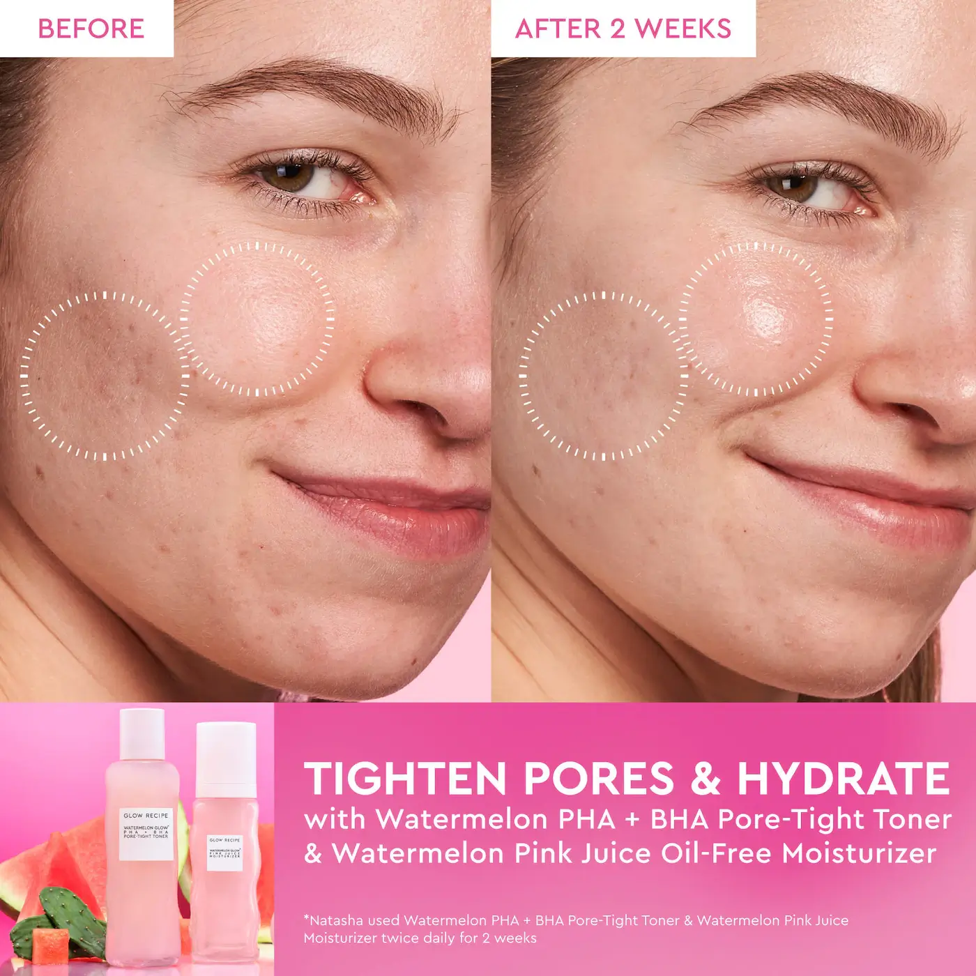 Mini Watermelon Glow PHA+BHA Pore-Tight Toner - image 3