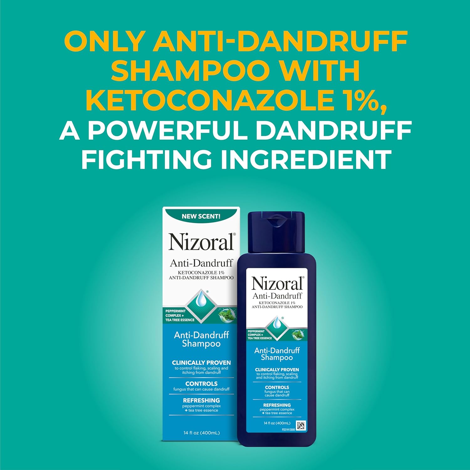 Anti-Dandruff Shampoo with 1% Ketoconazole, Peppermint and Tea Tree Scent - image 4