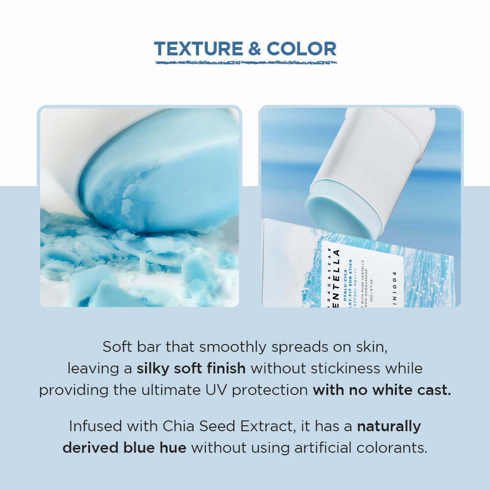 Madagascar Centella Hyalu-Cica Silky-Fit Sun Stick SPF50+ PA++++ - image 3