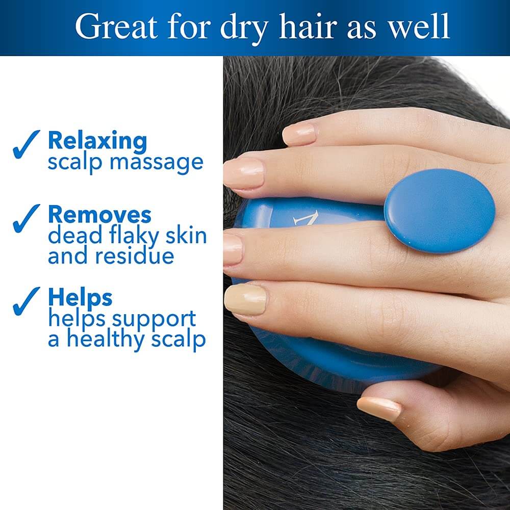 Shampoo Brush with Soft Silicone Scalp Massager Brush Head - image 5