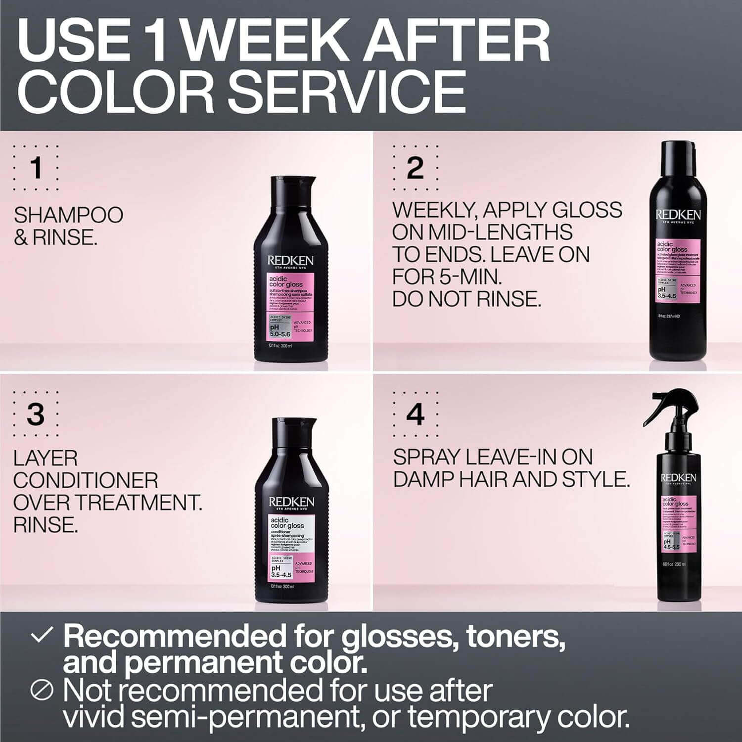 Acidic Color Gloss Activated Glass Gloss Treatment - image 4