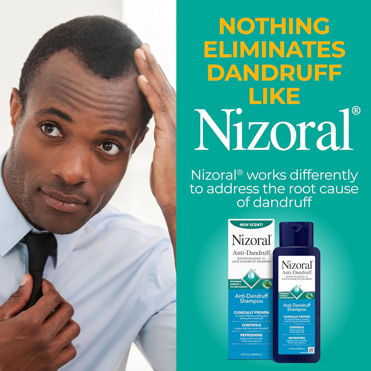 Anti-Dandruff Shampoo with 1% Ketoconazole, Peppermint and Tea Tree Scent - image 6