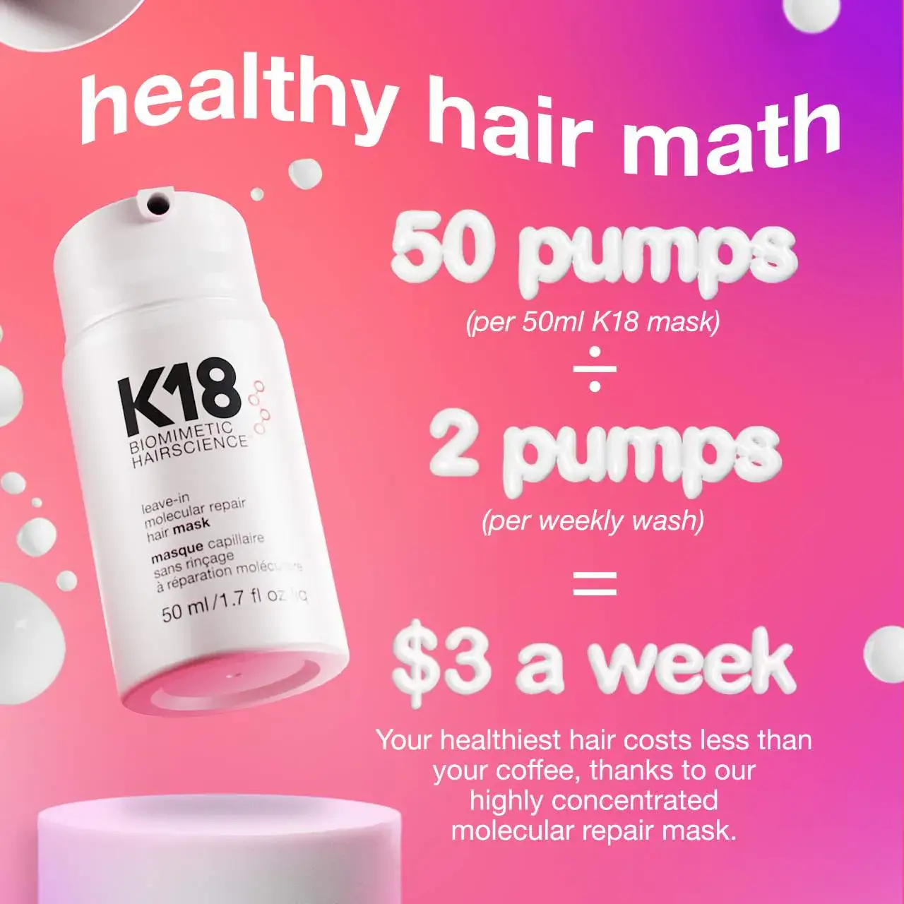 Leave-in Molecular Repair Hair Mask - image 6