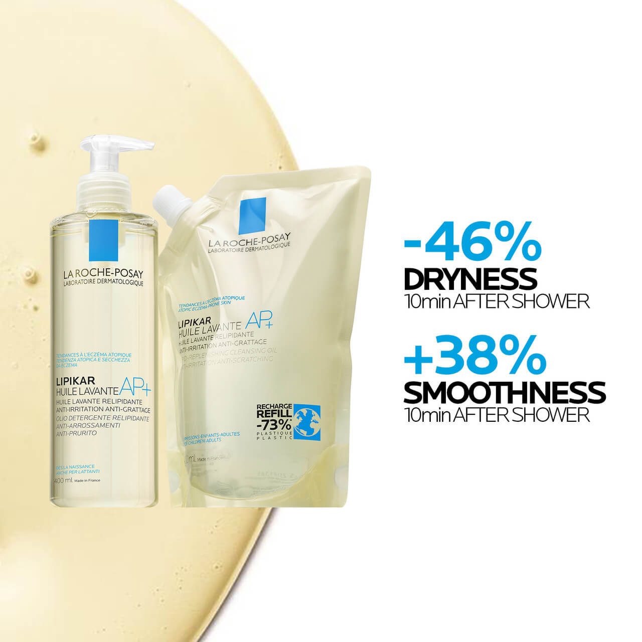 Lipikar Cleansing Oil For Dry, Itchy Skin - image 6