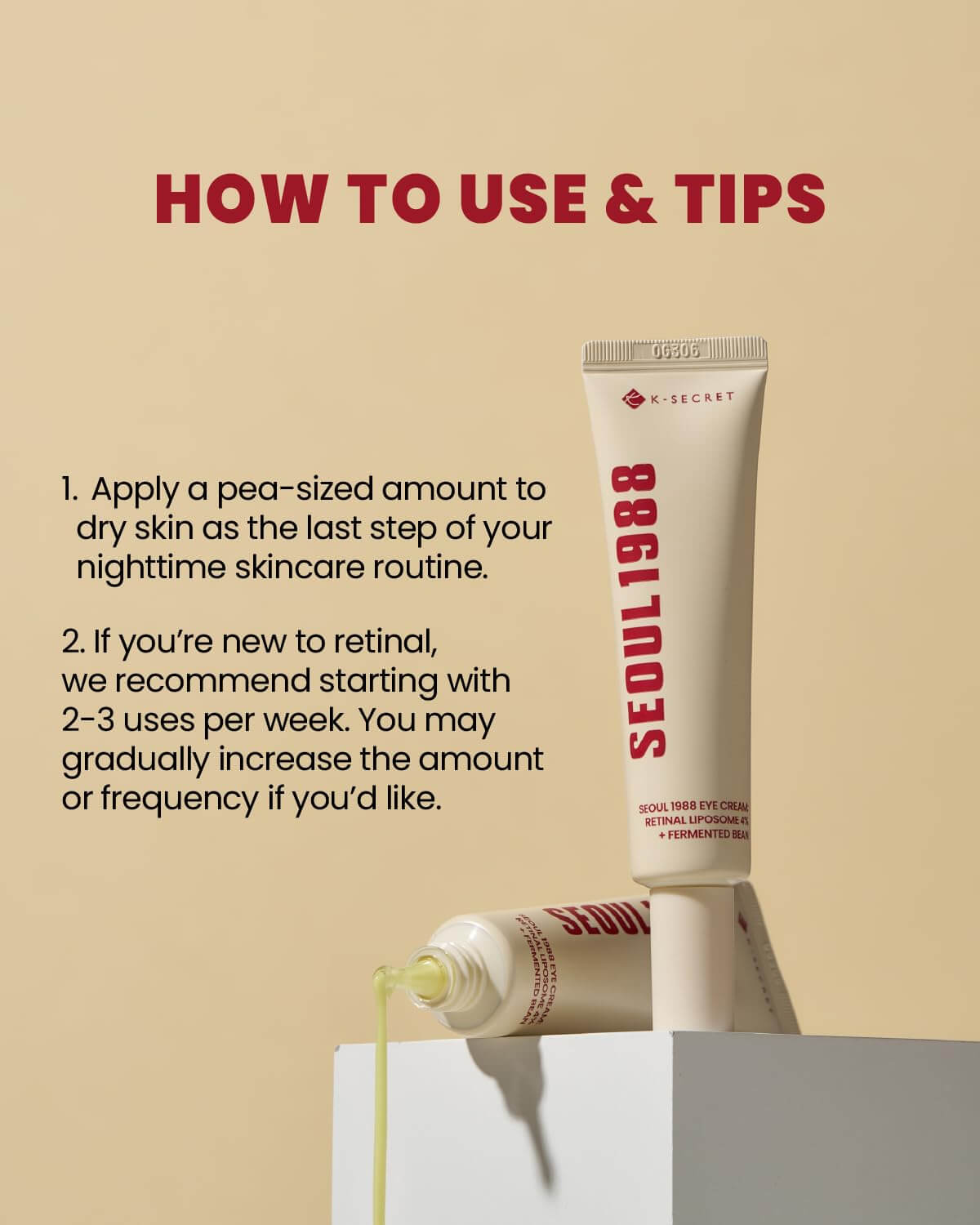 SEOUL 1988 Eye Cream : Retinal Liposome 4% + Fermented Bean - image 6