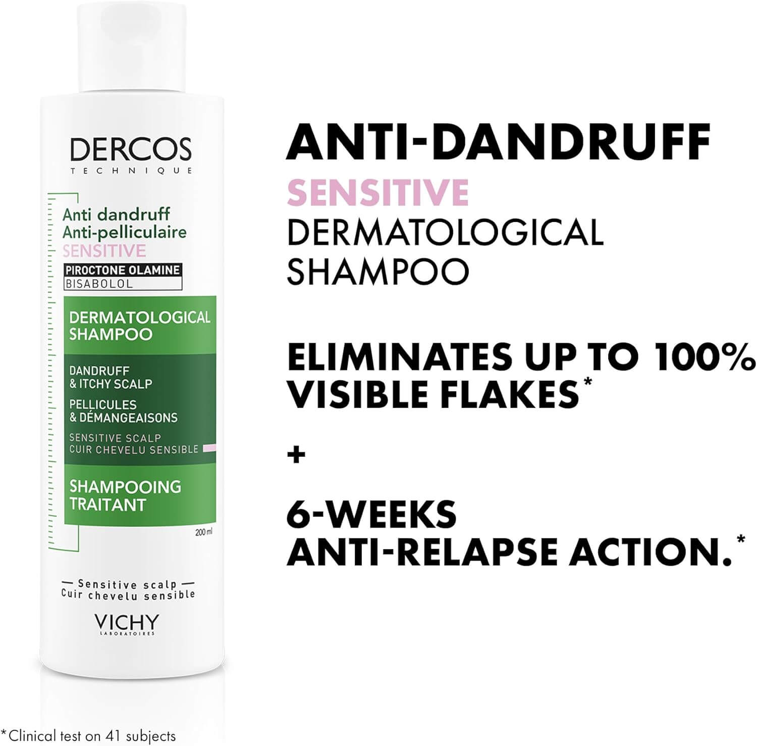 Dercos Anti-Dandruff Shampoo For Sensitive Scalp - image 2