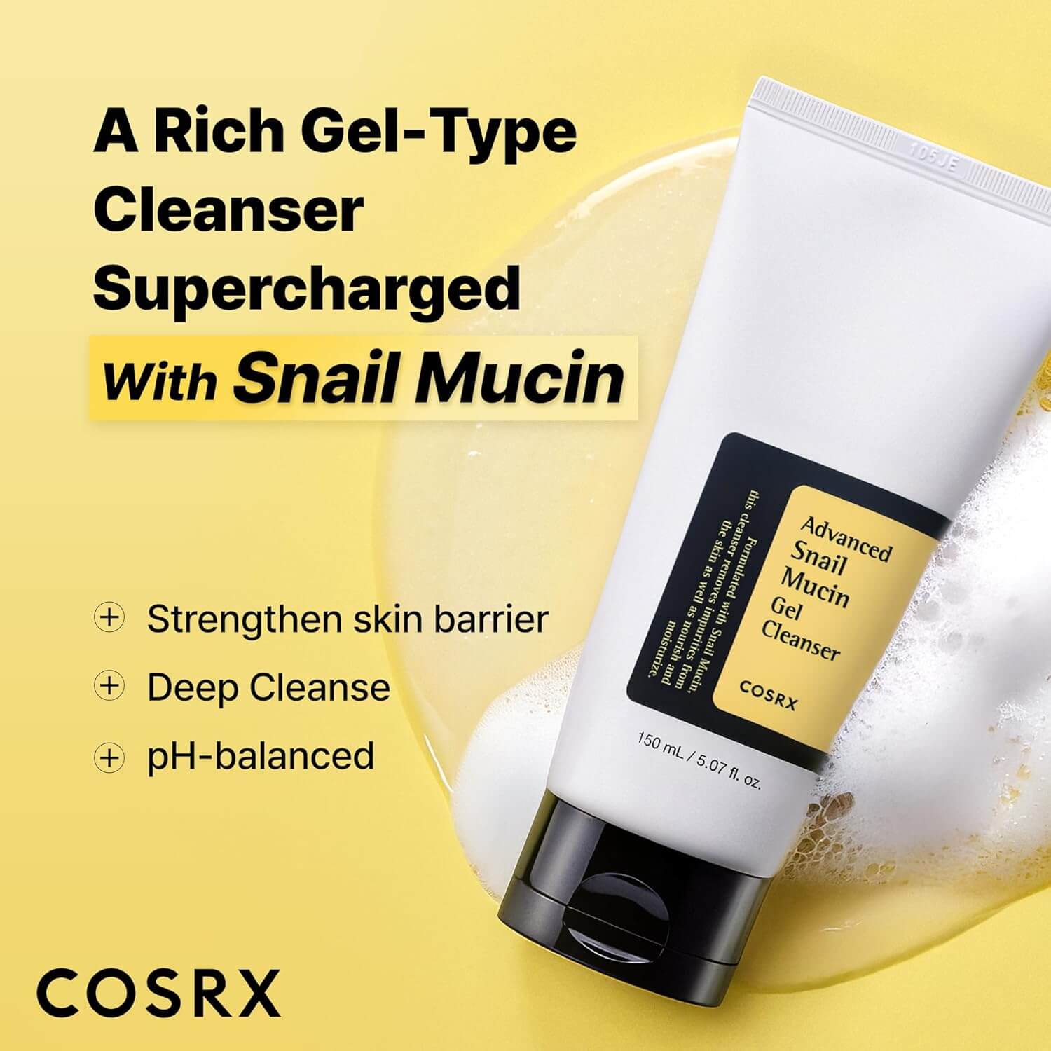 Advanced Snail Mucin Gel Cleanser  - image 2