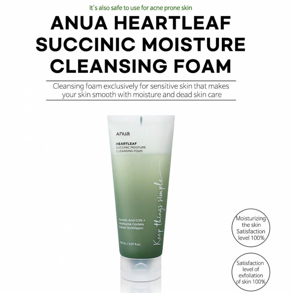 Heartleaf Succinic Moisture Cleansing Foam - image 2
