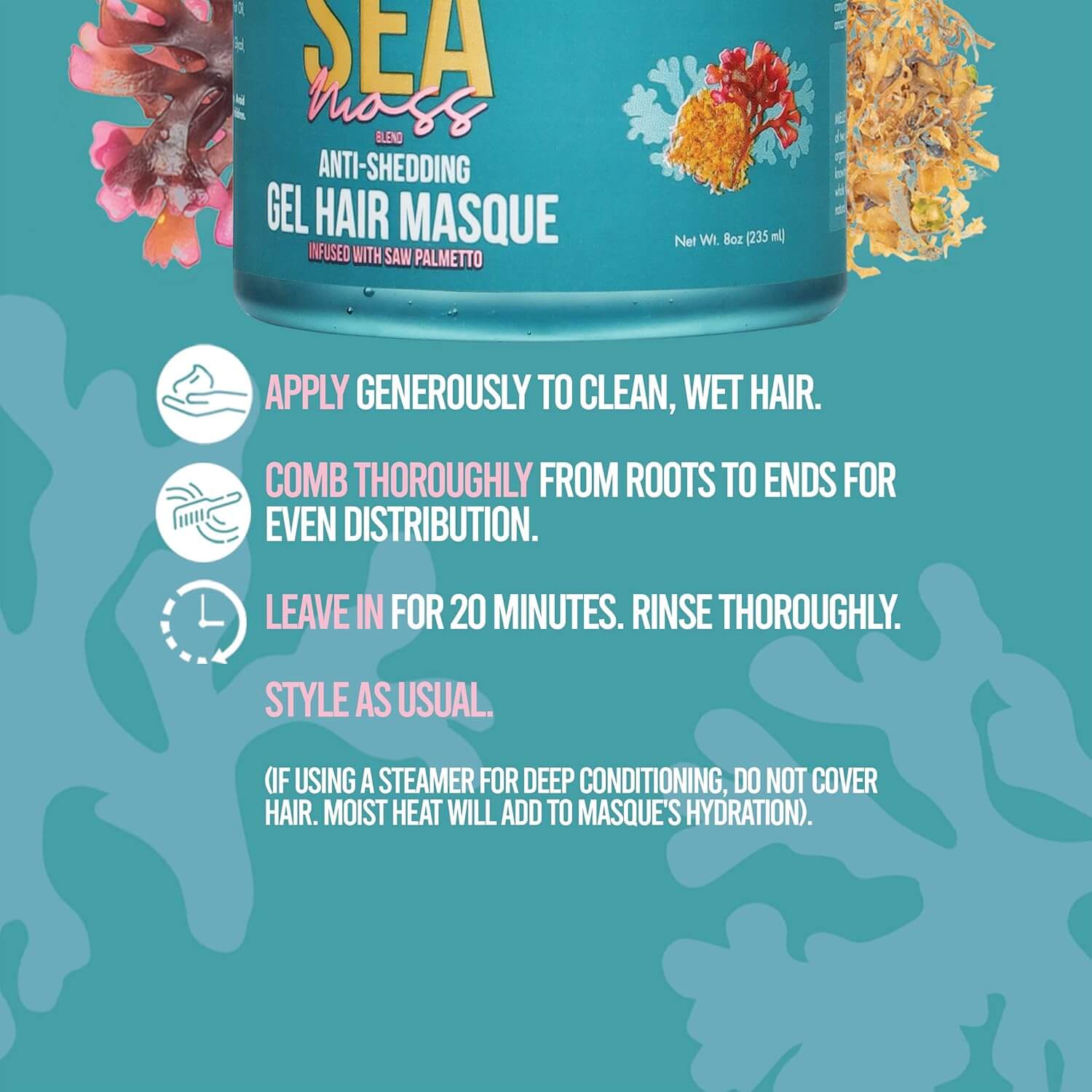  Sea Moss Gel Hair Masque - image 5