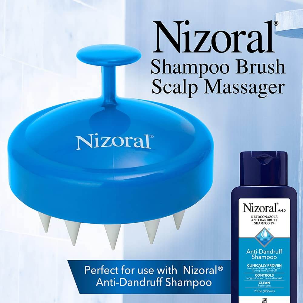 Shampoo Brush with Soft Silicone Scalp Massager Brush Head - image 2