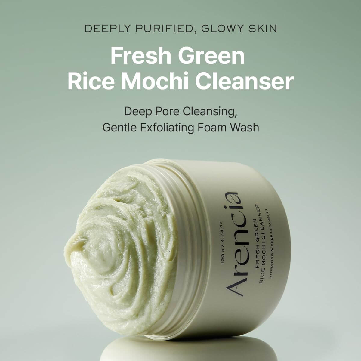 Fresh Green Mochi Cleanser, Gentle Daily Cleanser for Acne-Prone Skin - image 2