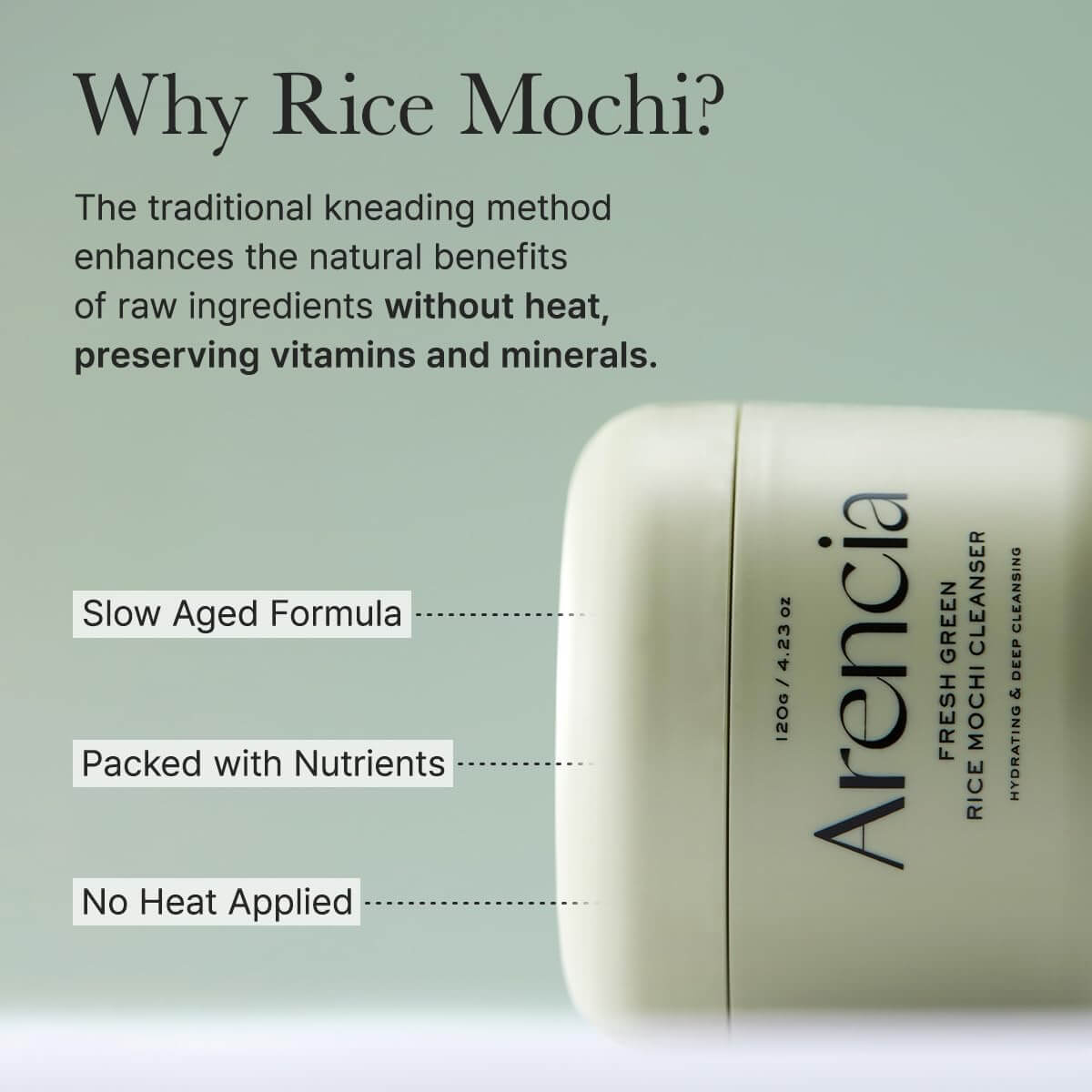 Fresh Green Mochi Cleanser, Gentle Daily Cleanser for Acne-Prone Skin - image 8