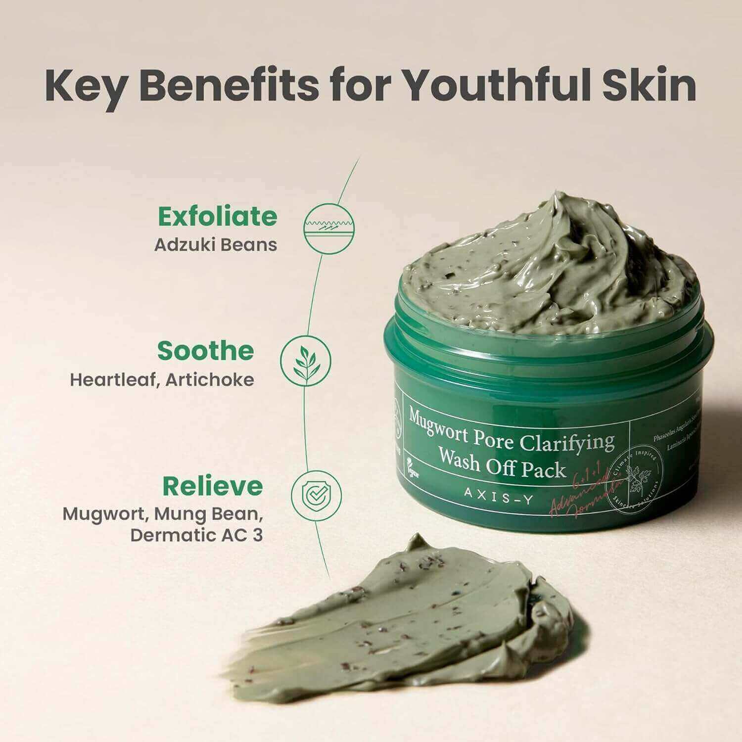  Mugwort Pore Clarifying Wash Off Pack  - image 3